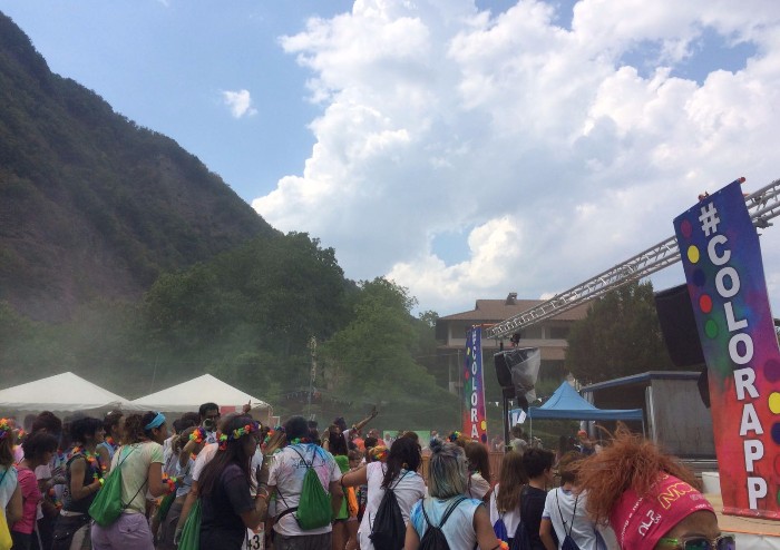 Il nubifragio non ferma la Colorapp