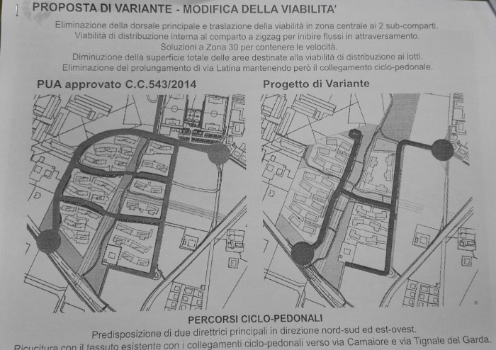 Vaciglio, nessun passo indietro sulle 550 case. 'Ma miglioreremo la viabilità'