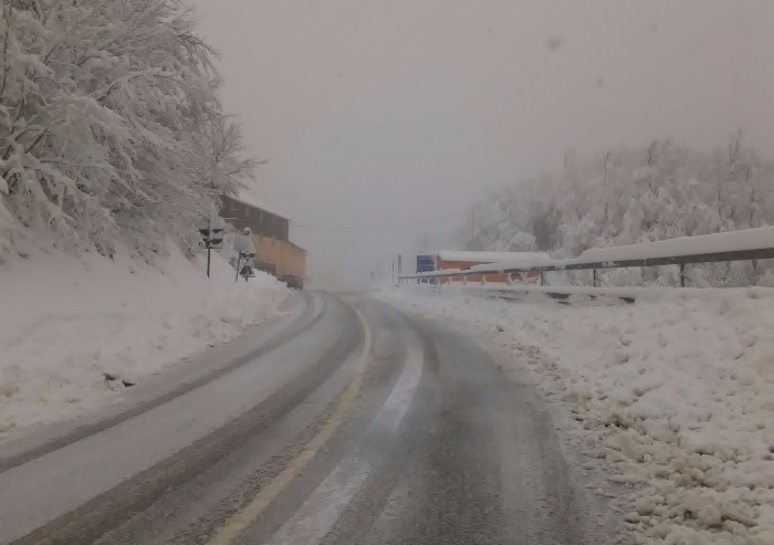 Ecco la neve: a Frassinoro 40 centimetri