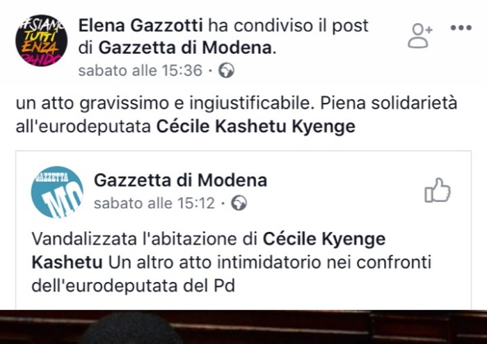La Kyenge, gli escrementi del cane e il Pd che gridava all'attentato