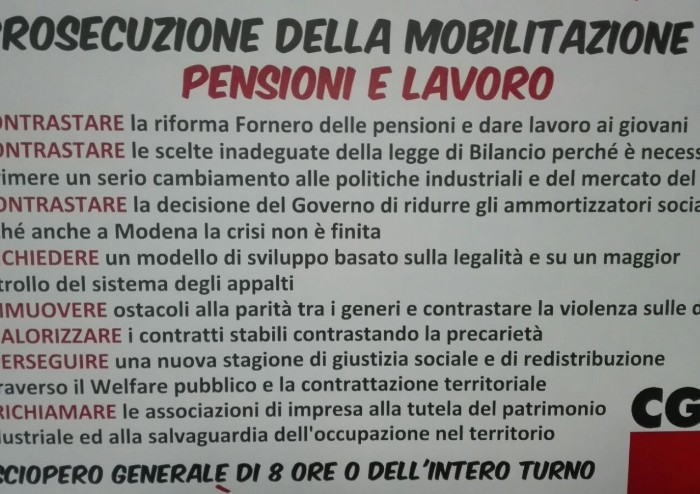 10 maggio, sciopero generale, CGIL in piazza