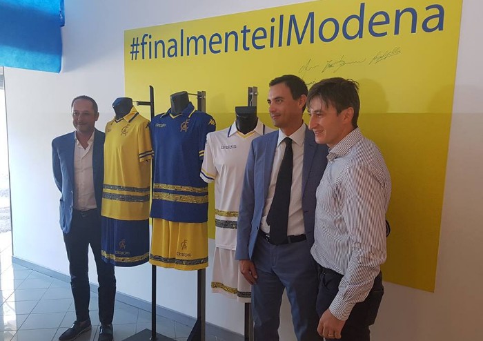 Il nuovo Modena giocherà vestito così