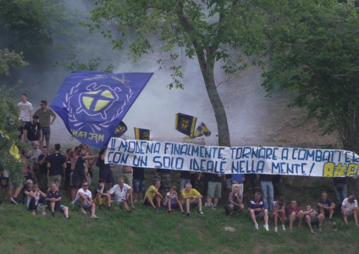 Modena, il gran ritorno: festa di gol e pubblico a Fanano