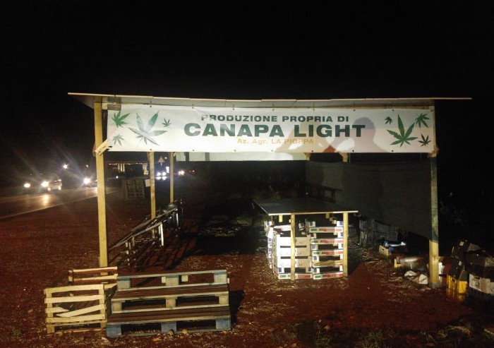 Canapa light a 2.50 euro al grammo: nuova frontiera della pubblicità