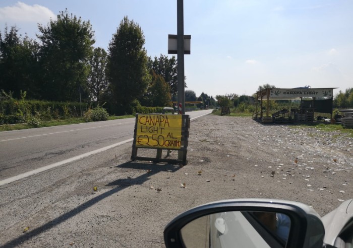 Canapa light a 2.50 euro al grammo: nuova frontiera della pubblicità