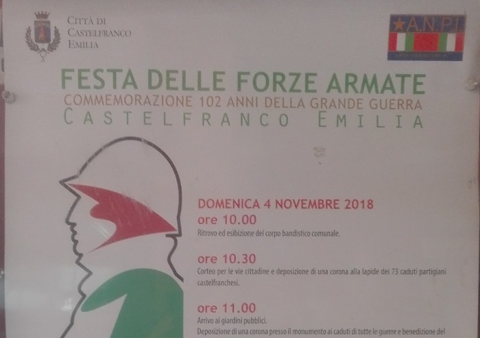 Grande Guerra, il Comune di Castelfranco festeggia... l'inizio della Guerra