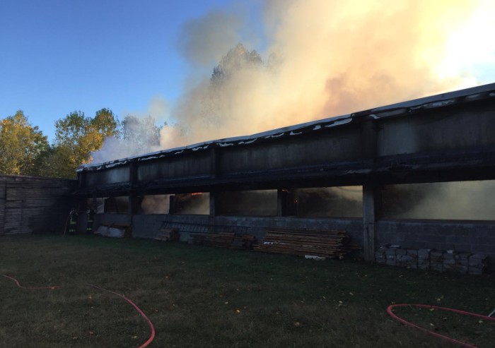 Carpi, rogo distrugge l'impianto di tiro a segno