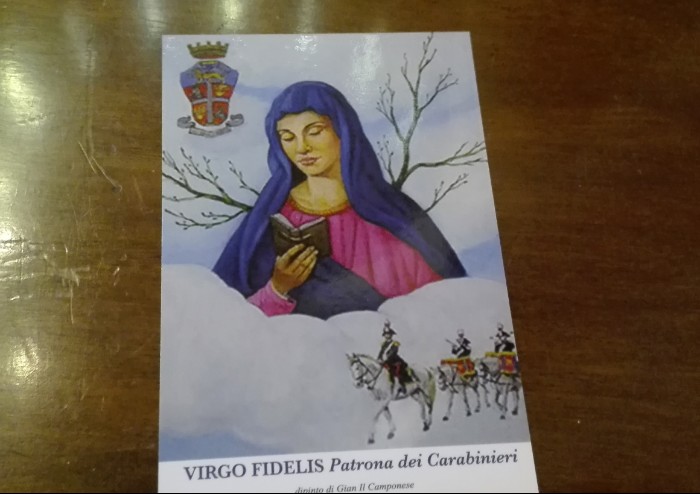 Carabinieri, oggi l'omaggio alla Virgo Fidelis