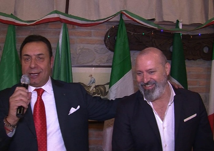 Festa di Natale da Maienza: Bonaccini mattatore della serata