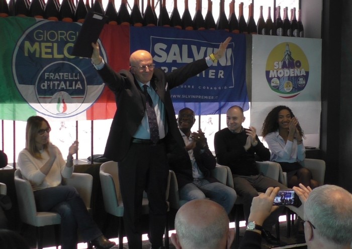 Lega show, candidato Prampolini: 'Sulle alleanze non decido io'. E glissa sul caso-Carpi