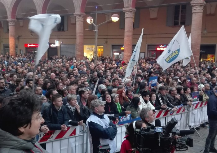 Salvini: 'Dopo 70 anni anche a Carpi si cambia: a sinistra nervosi'