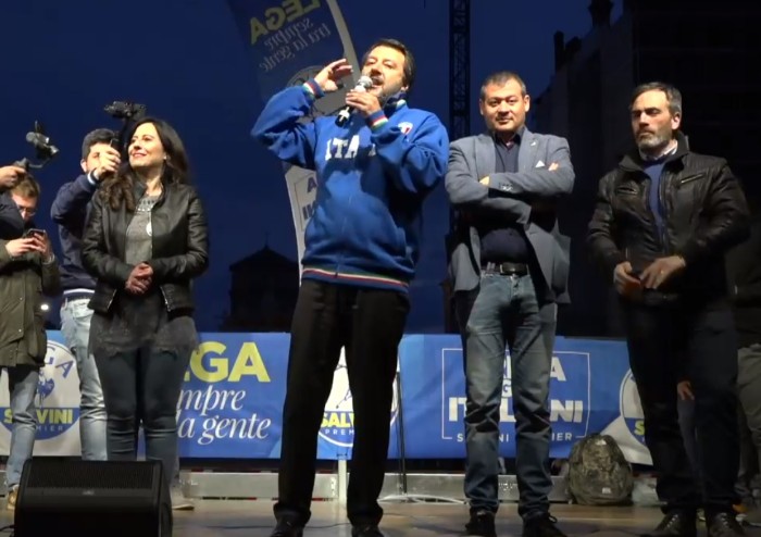 Salvini: 'Dopo 70 anni anche a Carpi si cambia: a sinistra nervosi'