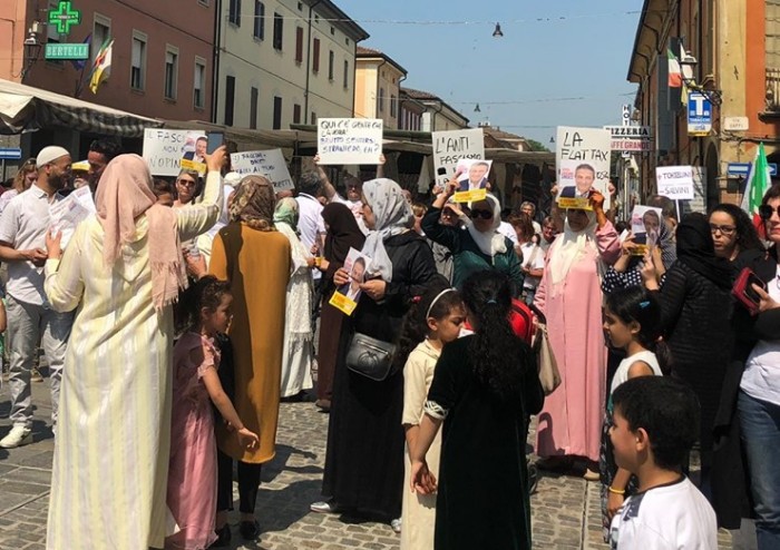 Castelfranco, altro Salvini show con la rosa di Santa Rita