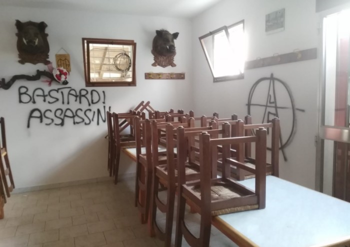 San Cesario: devastante irruzione dell'Alf al circolo cinofilo