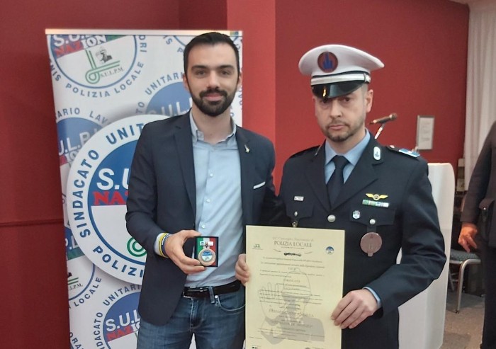 Polizia municipale Modena, premiati 4 agenti