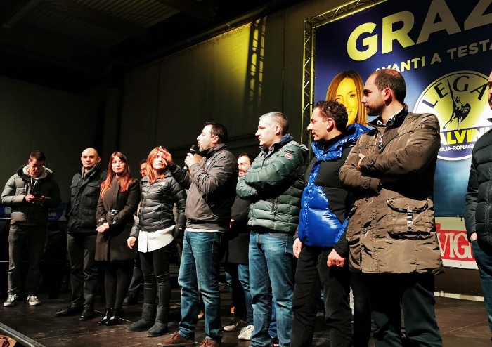 Salvini e Borgonzoni a Vignola insistono: 'Libereremo comunque la Regione'