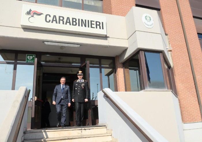 Modena, visita del Prefetto al comando provinciale del Carabinieri