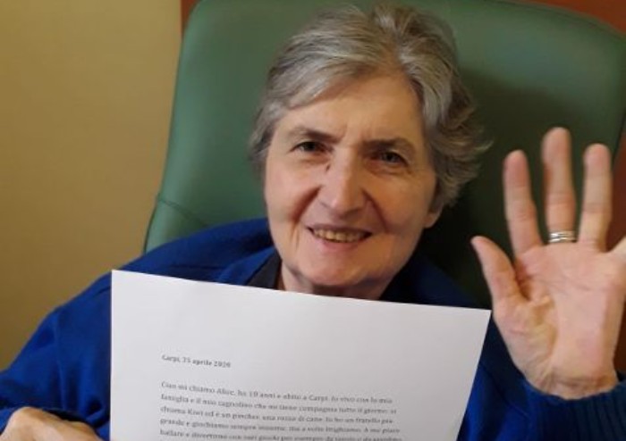 Carpi, dai bambini delle elementari dolci lettere ad ospiti delle Rsa