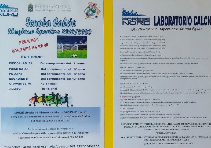 Forese Nord: il calcio, e non solo, a misura di ragazzi