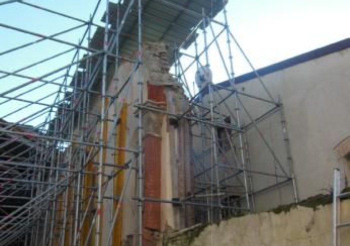 Mirandola, chiesa di San Francesco: proseguono i lavori di recupero