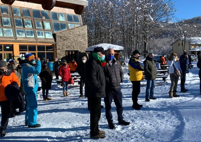 Flash Mob a Le Polle contro le restrizioni anti-Covid