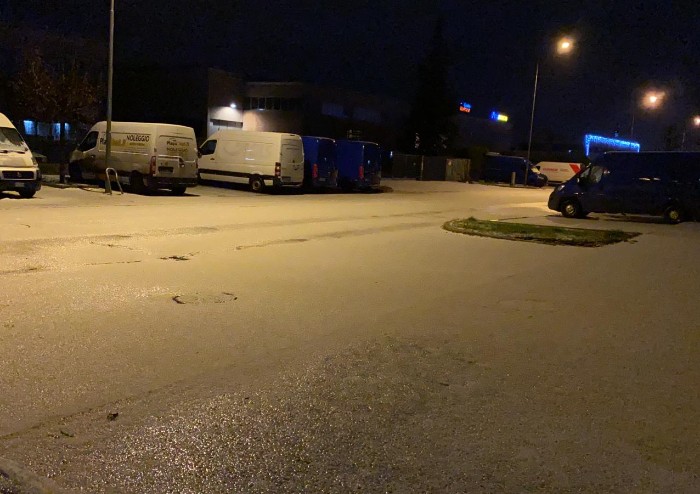 Natale imbiancato...dalla grandine