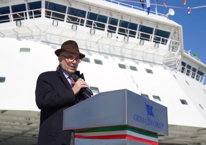 Battezzata la Eco Livorno, gigante green del Gruppo Grimaldi