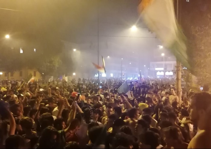 Italia campione d'Europa: a Modena più di 5000 in piazza