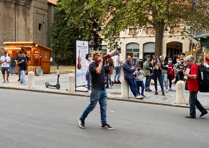 No green pass: in mille al corteo pacifico a Modena