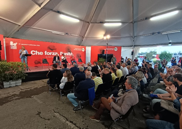 Applauso corale a Reggianini e attacco al governo su Gaza, vaccini e sanità: la festa PD ha inizio