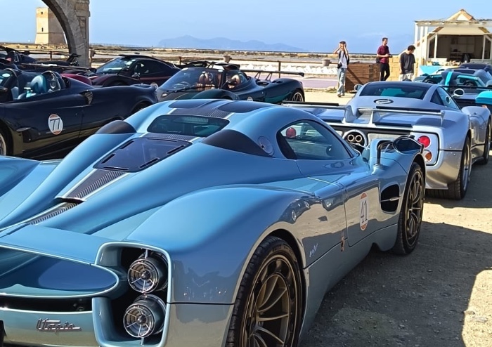 Zonda, Huayra e Utopia: il genio di Pagani sfila a Trapani