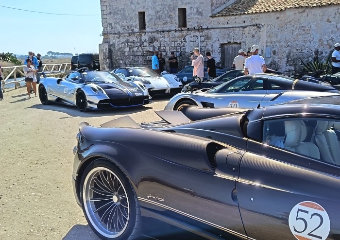 Zonda, Huayra e Utopia: il genio di Pagani sfila a Trapani